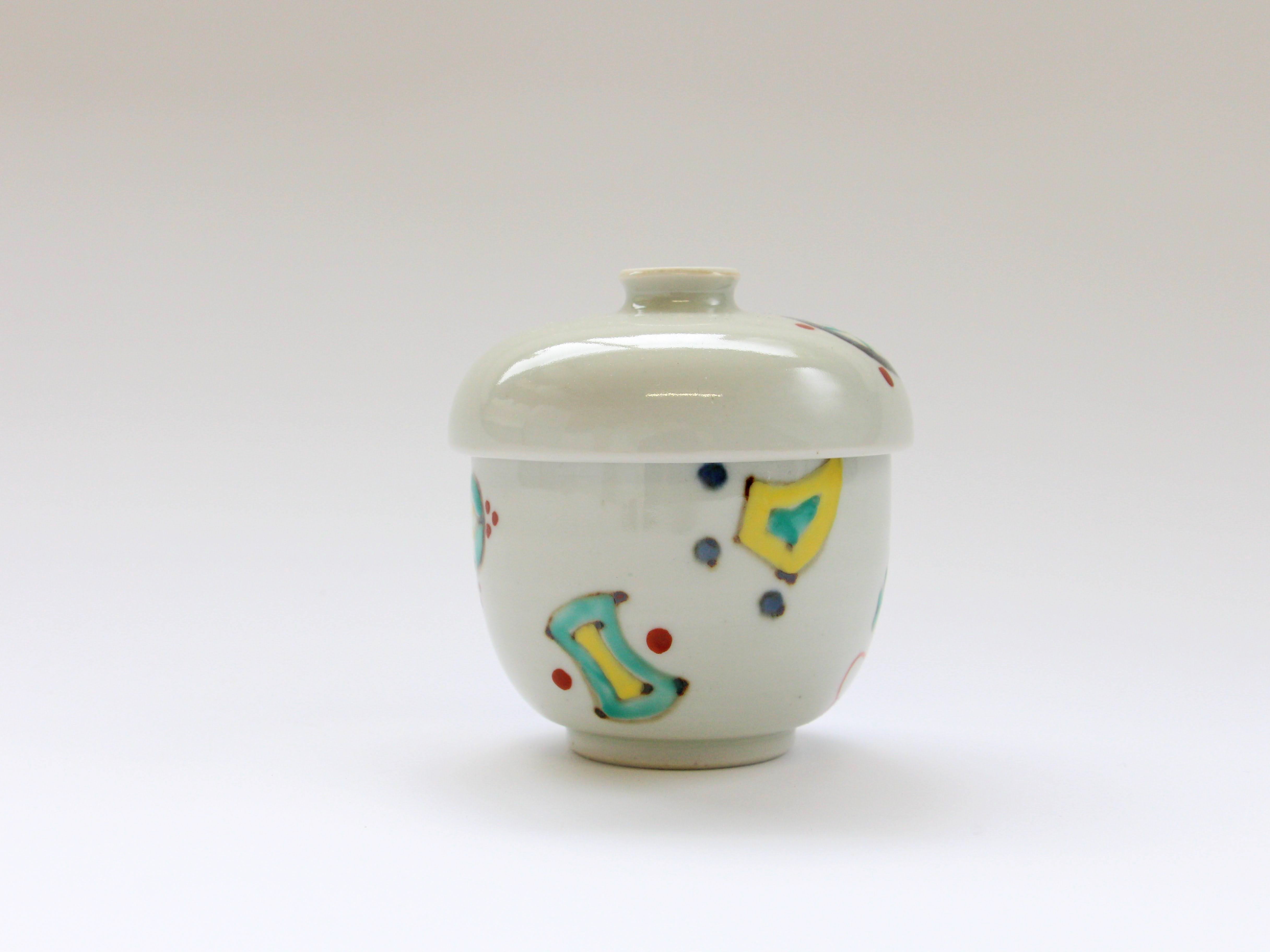 色絵宝尽し蒸し碗【田森陶園】