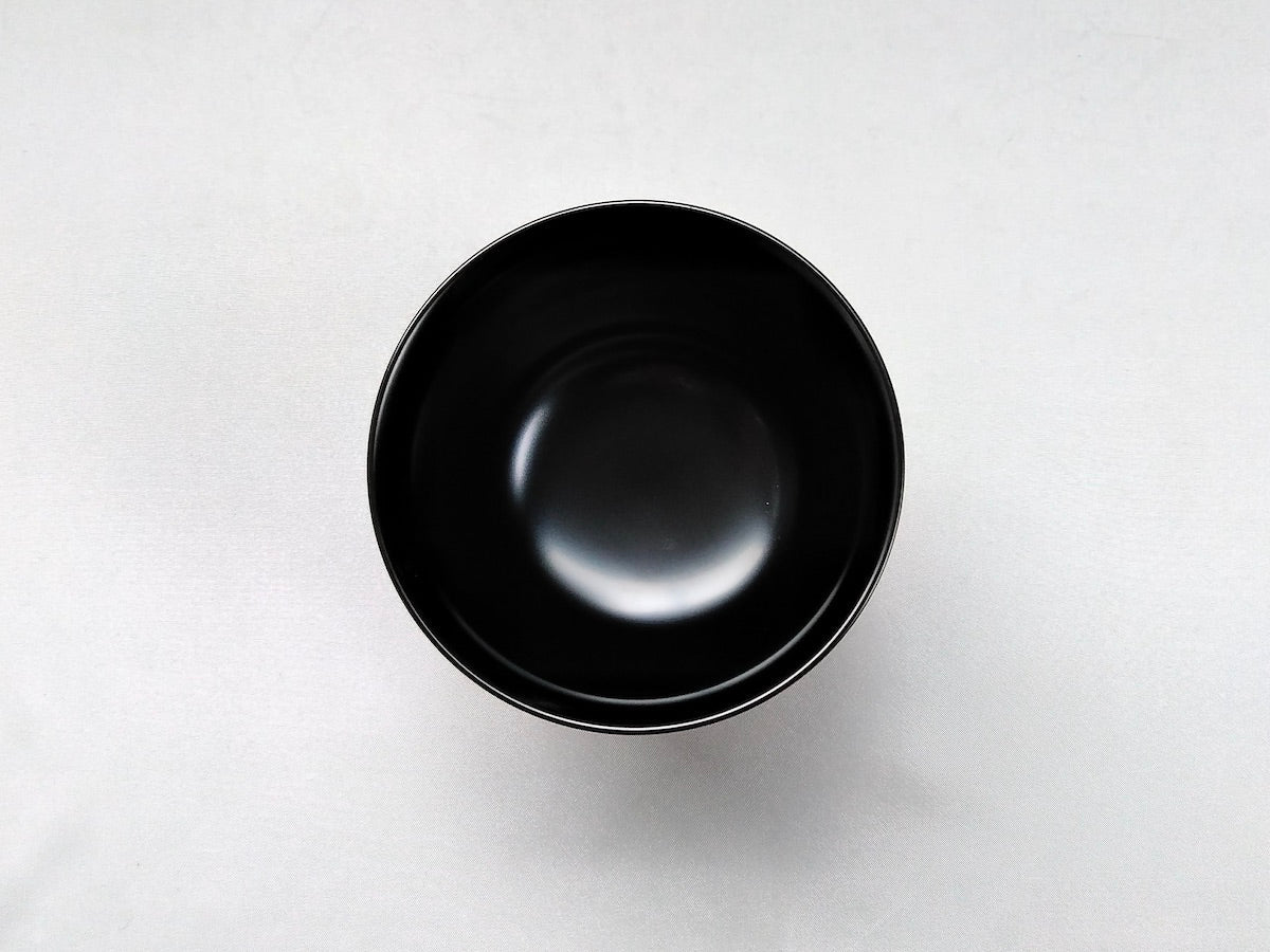 洗浄機対応春秋碗 黒【松屋漆器】
