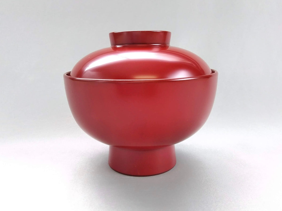 洗浄機対応雑煮碗 朱【松屋漆器】