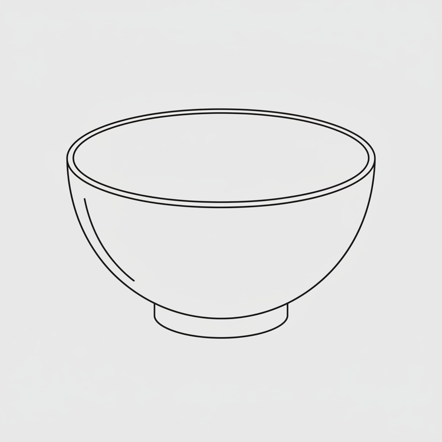 ごはん茶碗アイコン