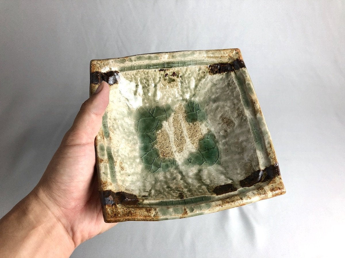 灰掛分角小鉢【小栗大幸】