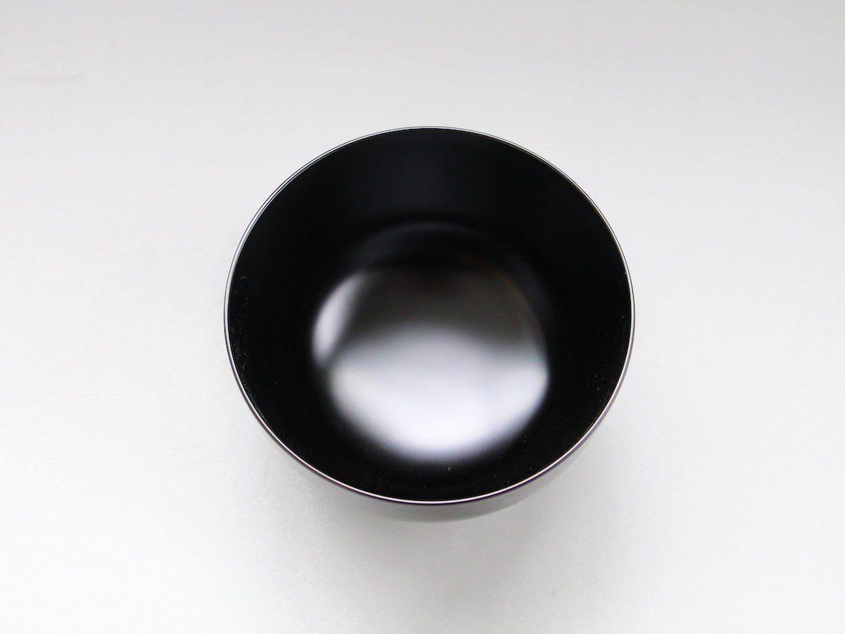 洗浄機対応入れ子碗 大 黒【松屋漆器】