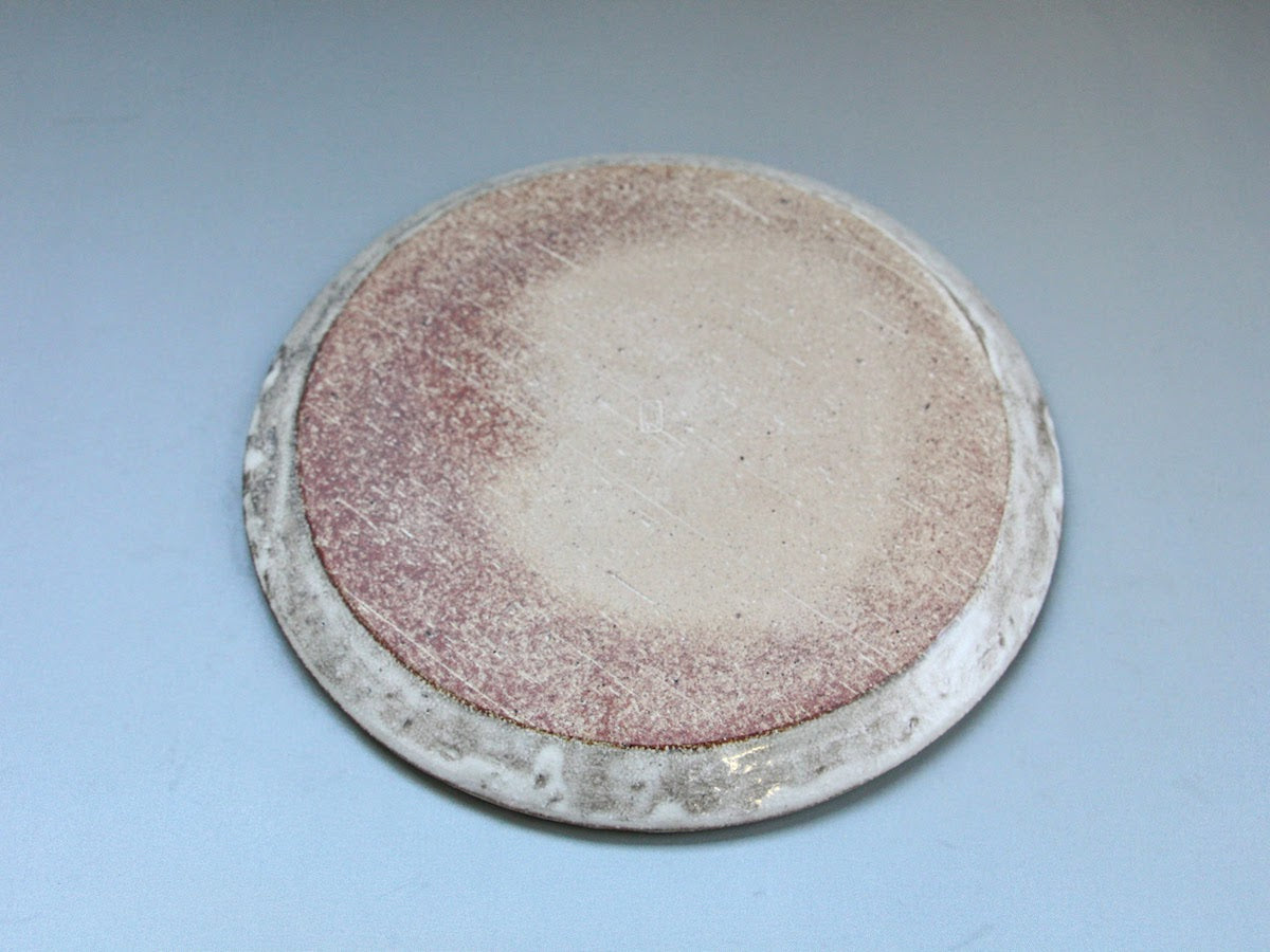 新粉引プレート皿 24cm【熊谷雅博】
