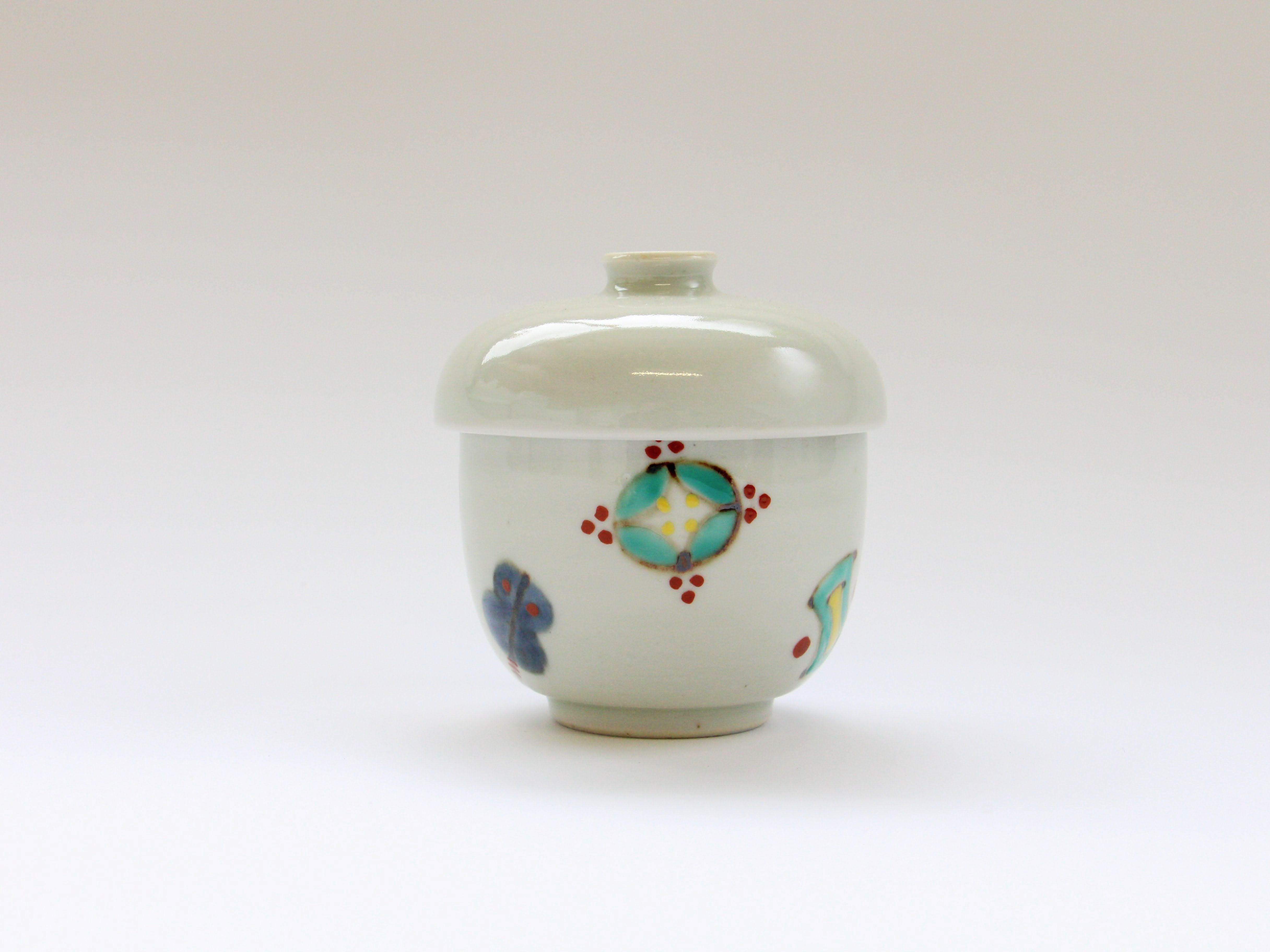 色絵宝尽し蒸し碗【田森陶園】