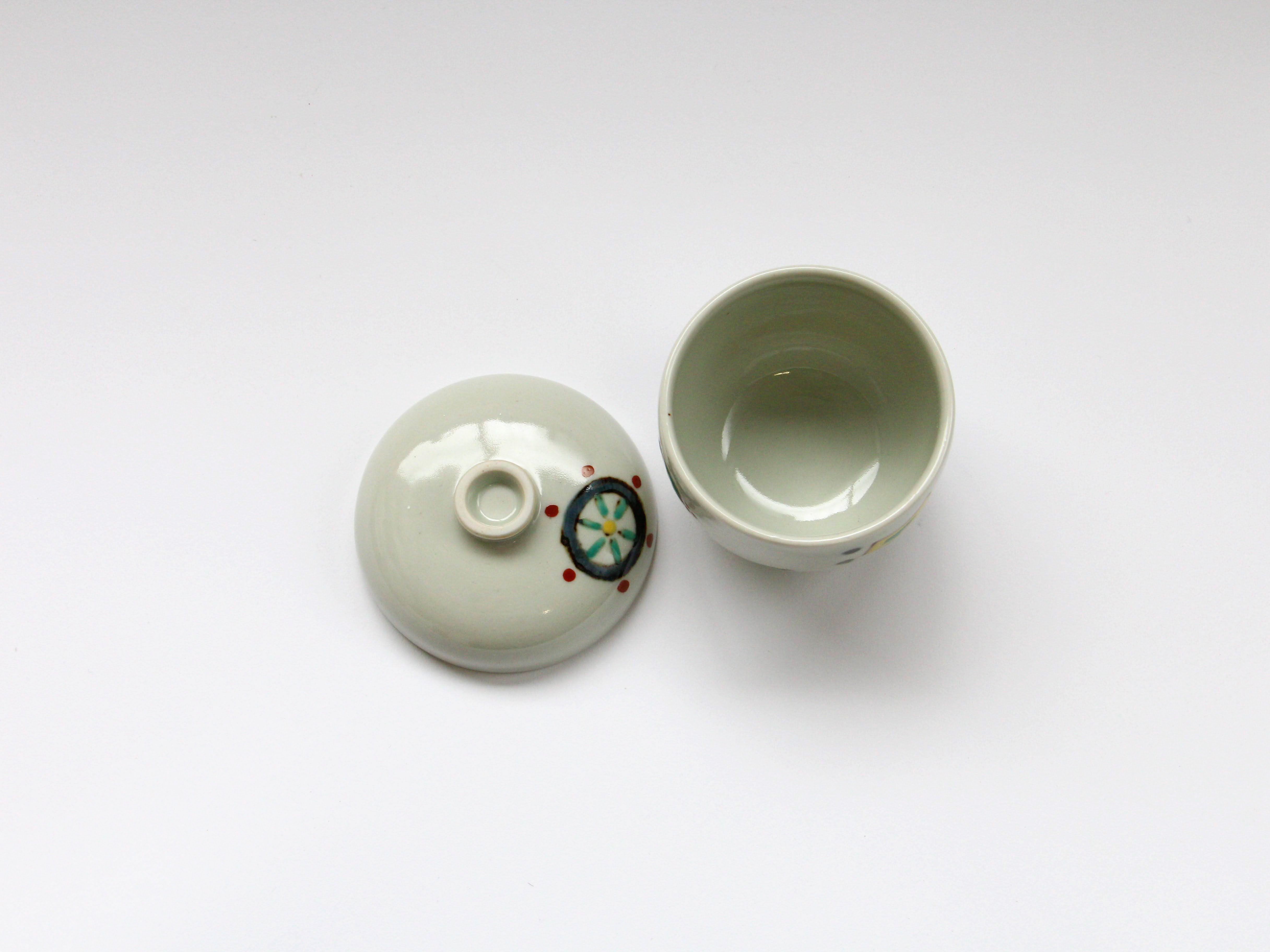 色絵宝尽し蒸し碗【田森陶園】