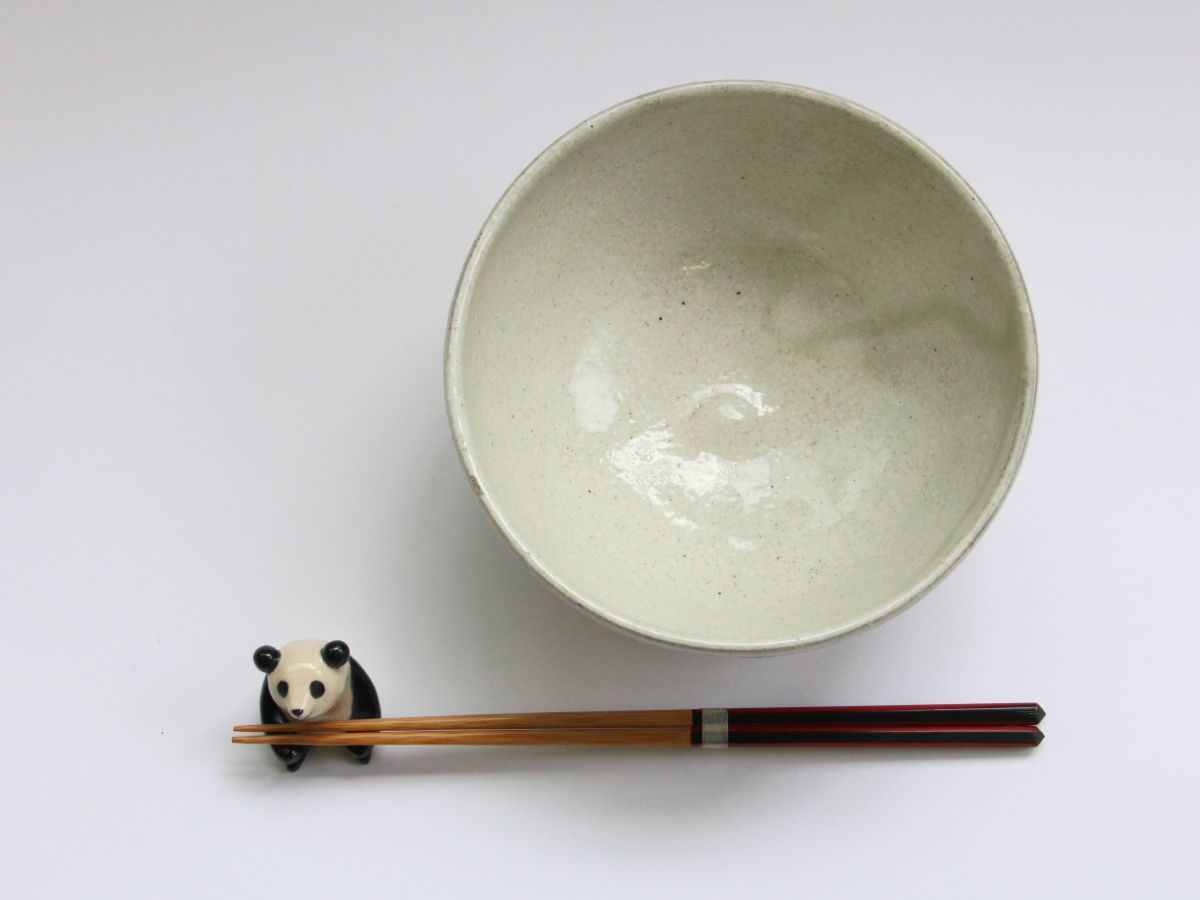 粉引丼 大【奥田誠二】