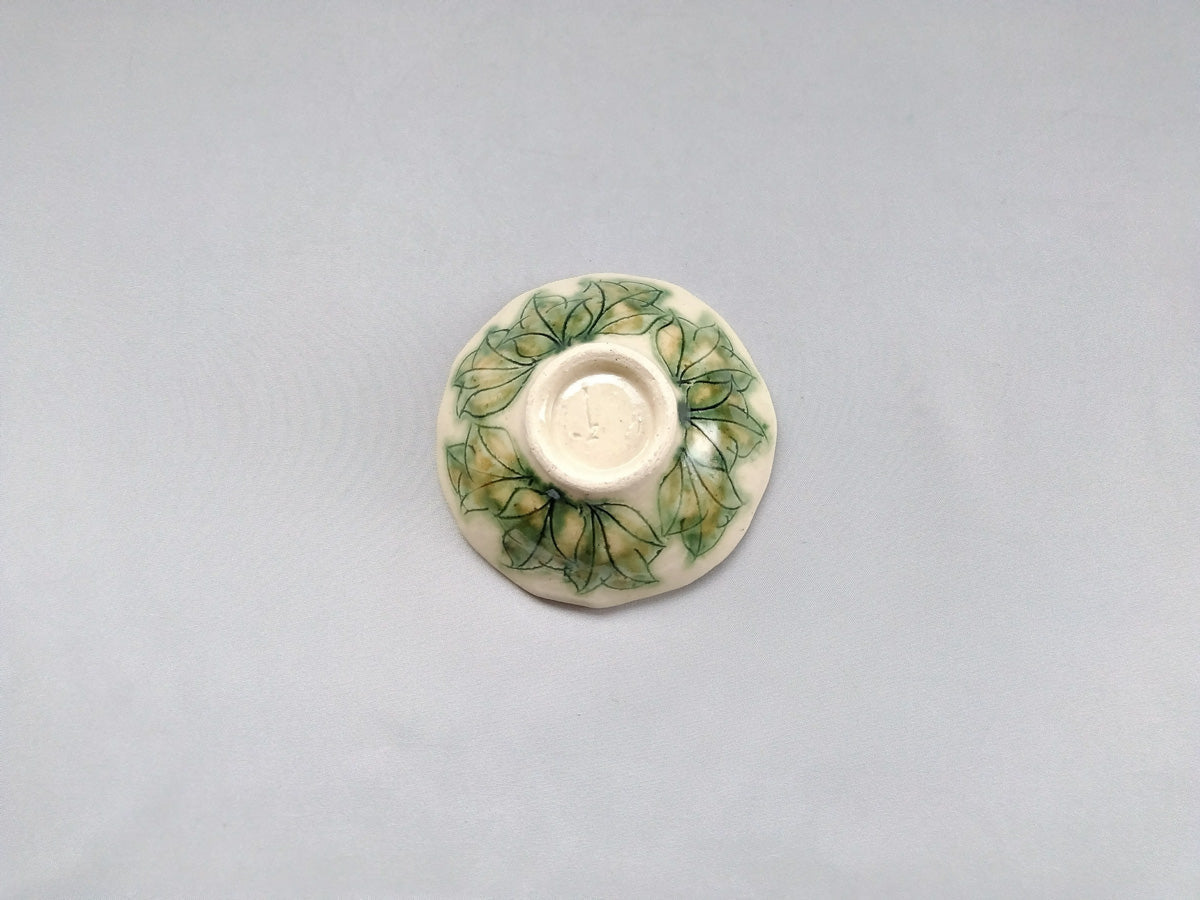 牡丹花輪花豆鉢 紫【加藤芳平】