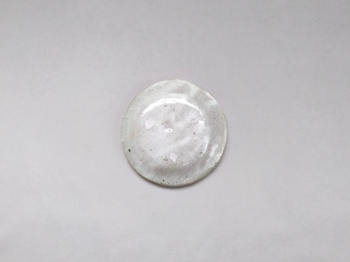 粉引十草豆皿青【三浦繁久】