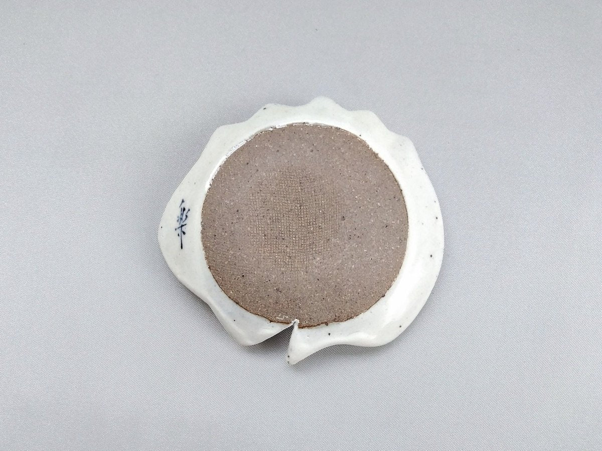 鯛型小皿青【陶工房楽】