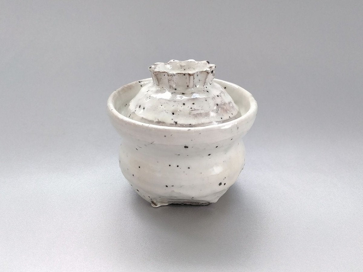 鉄粉引蒸し碗【中尾彰秀】