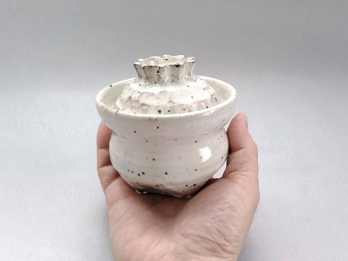 鉄粉引蒸し碗【中尾彰秀】