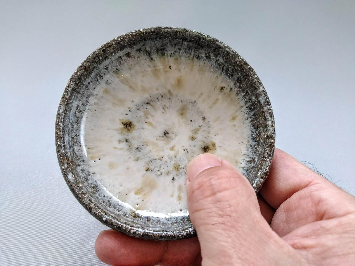 斑唐津小皿【王天家窯】