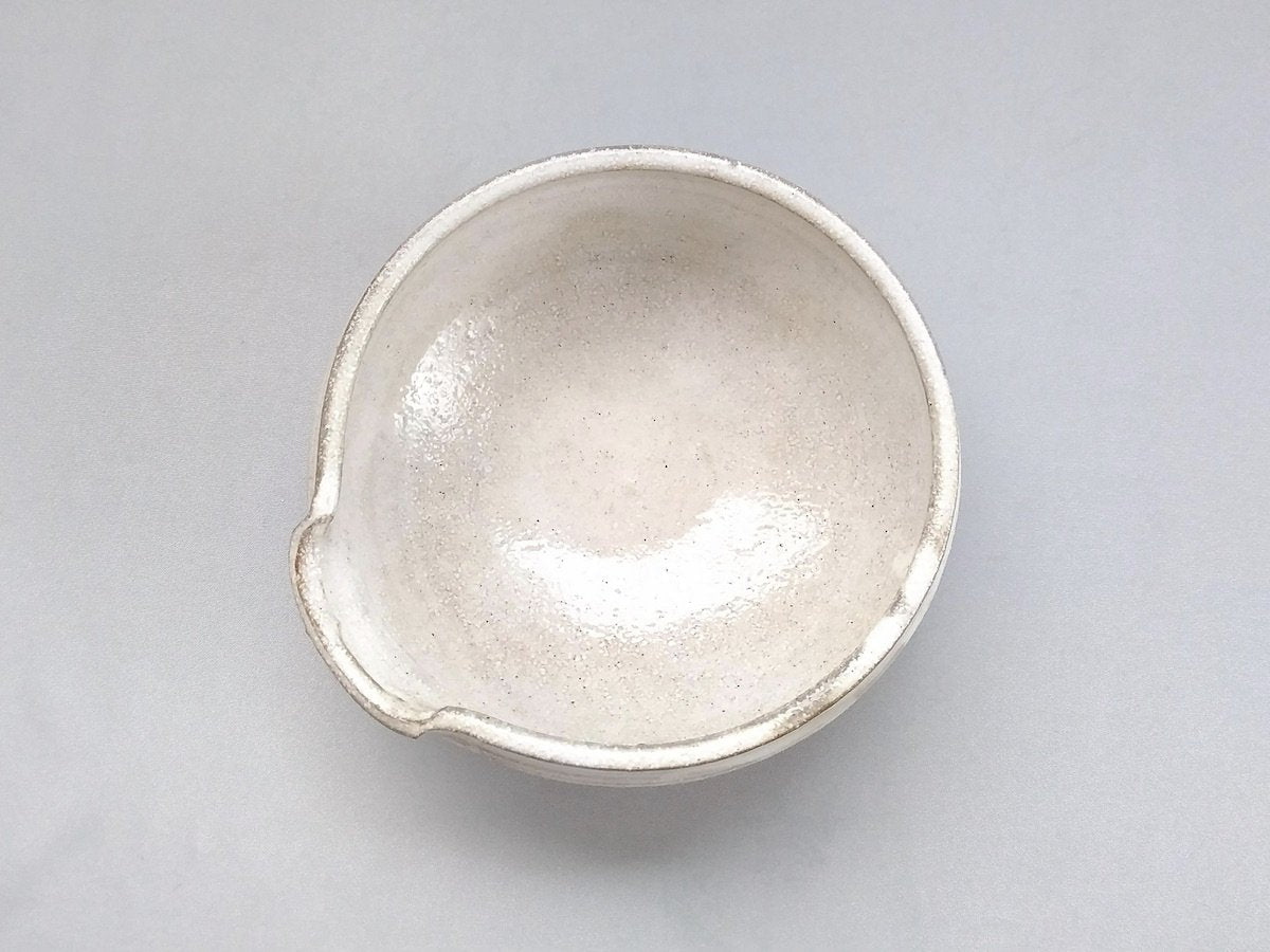 新粉引片口取鉢【熊谷雅博】