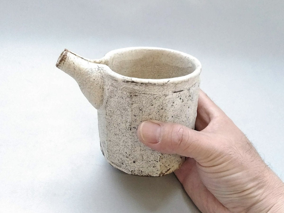 粉引注器【中川幹世】