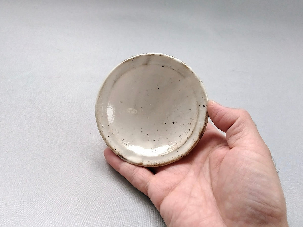 粉引豆皿【山本一仁】
