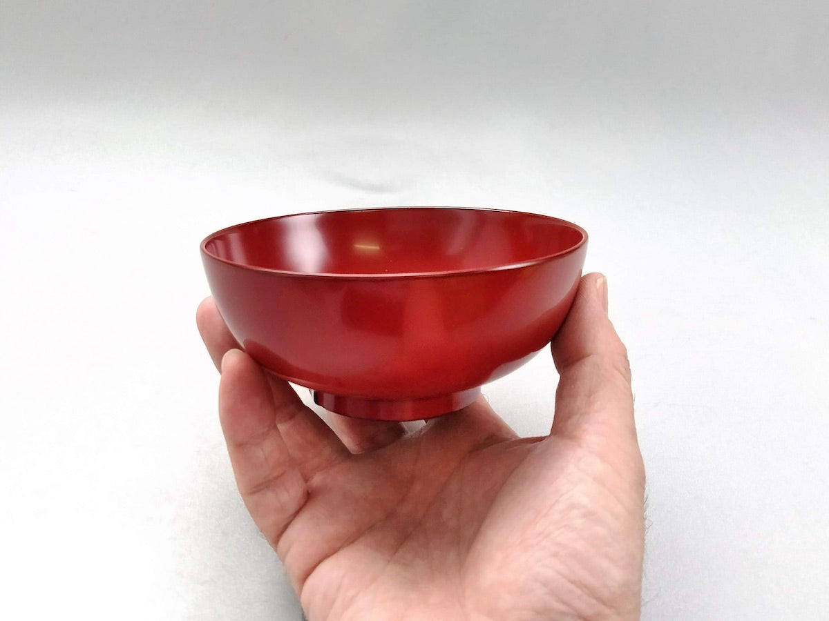 洗浄機対応入れ子碗小 朱【松屋漆器】