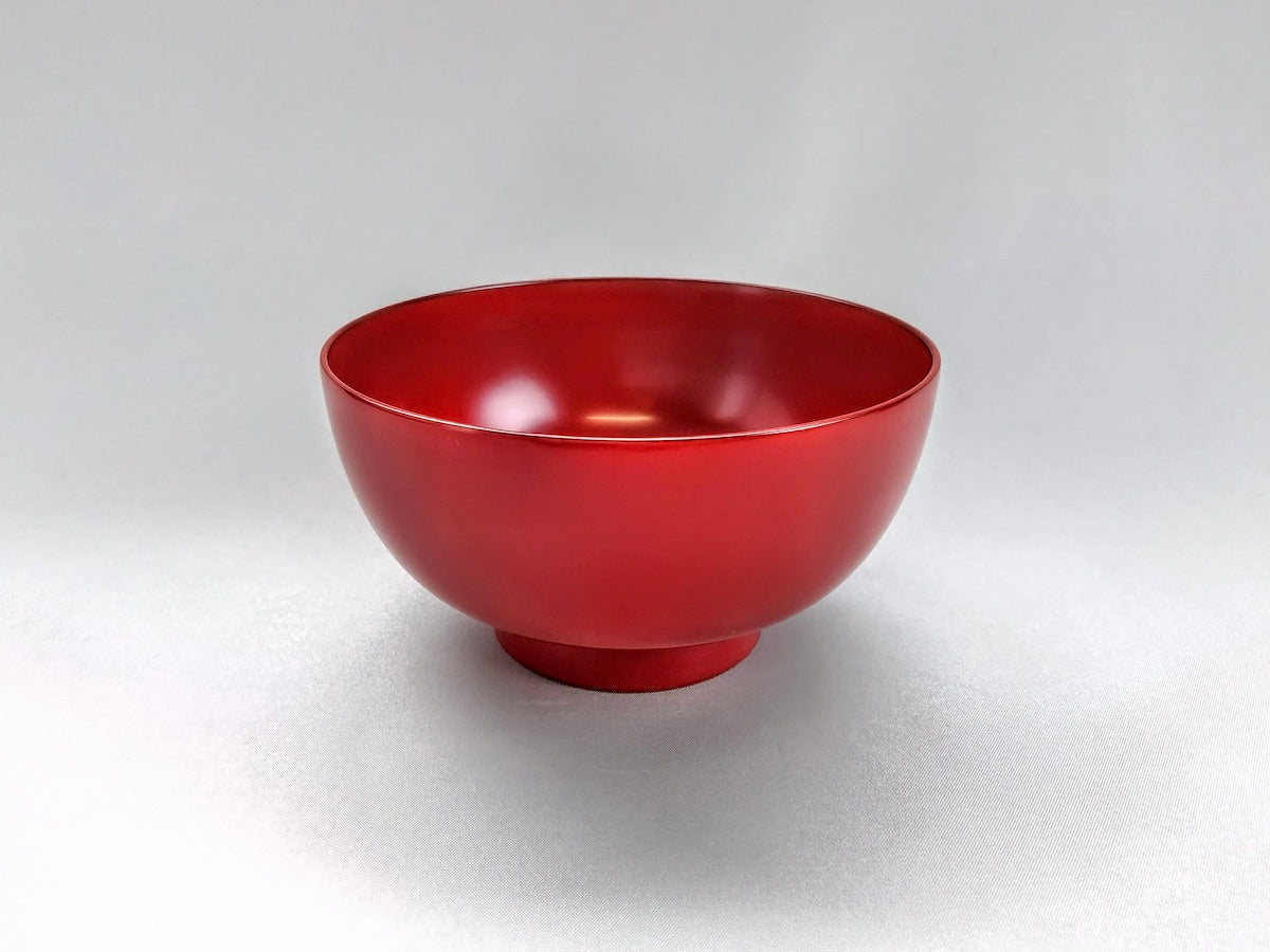 洗浄機対応入れ子碗中 朱【松屋漆器】