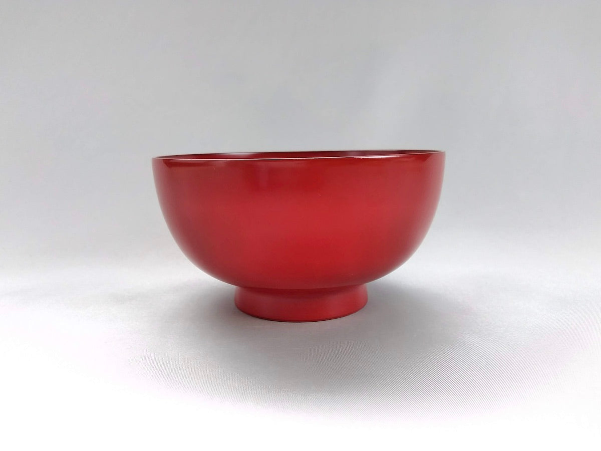 洗浄機対応入れ子碗中 朱【松屋漆器】