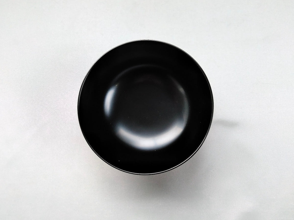 洗浄機対応入れ子碗中 黒【松屋漆器】