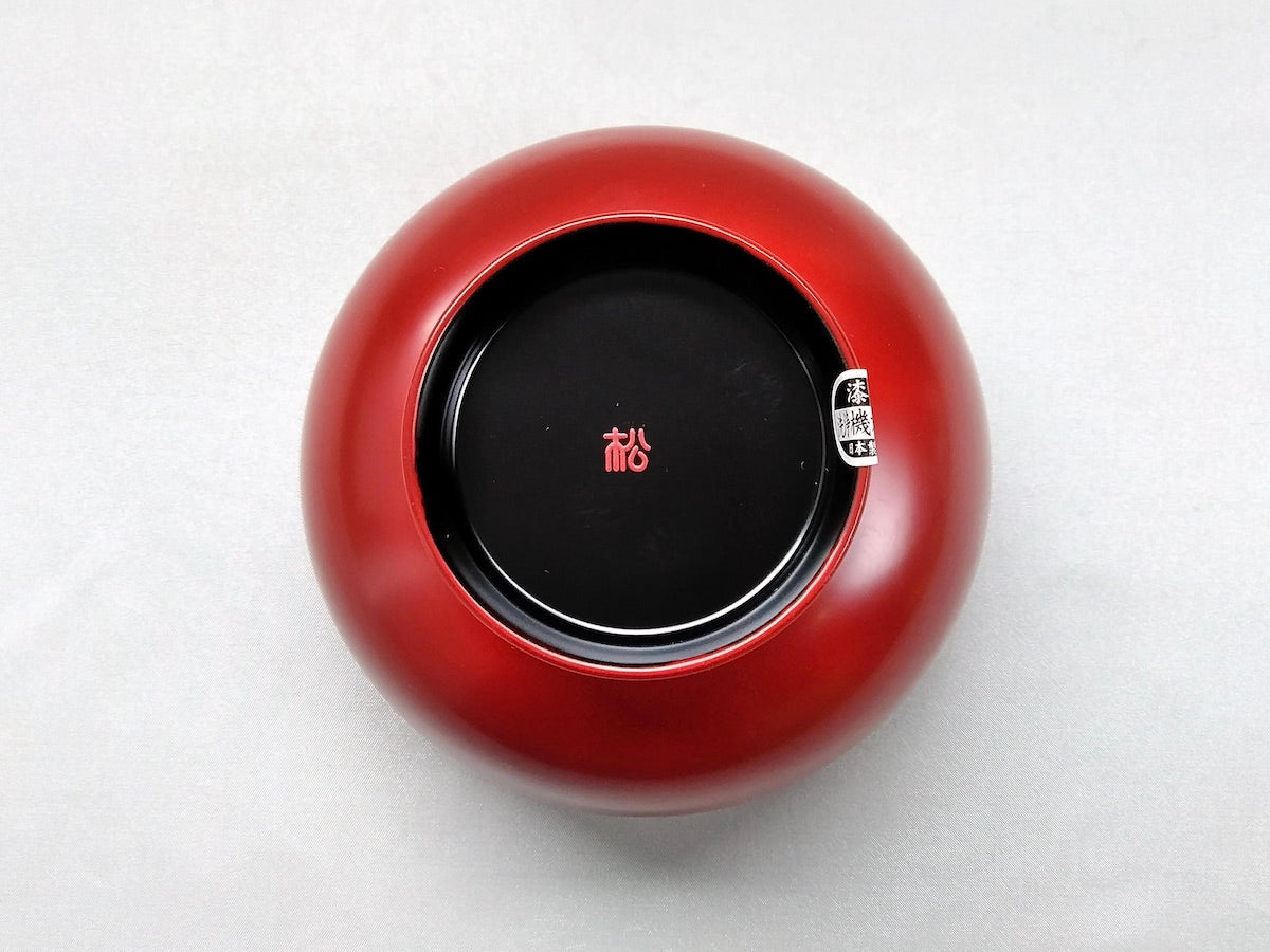 洗浄機対応入れ子碗大 朱【松屋漆器】