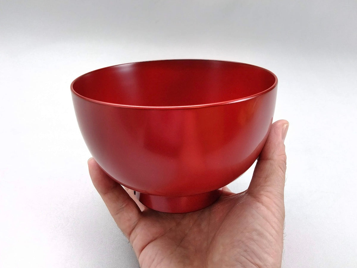 洗浄機対応入れ子碗大 朱【松屋漆器】