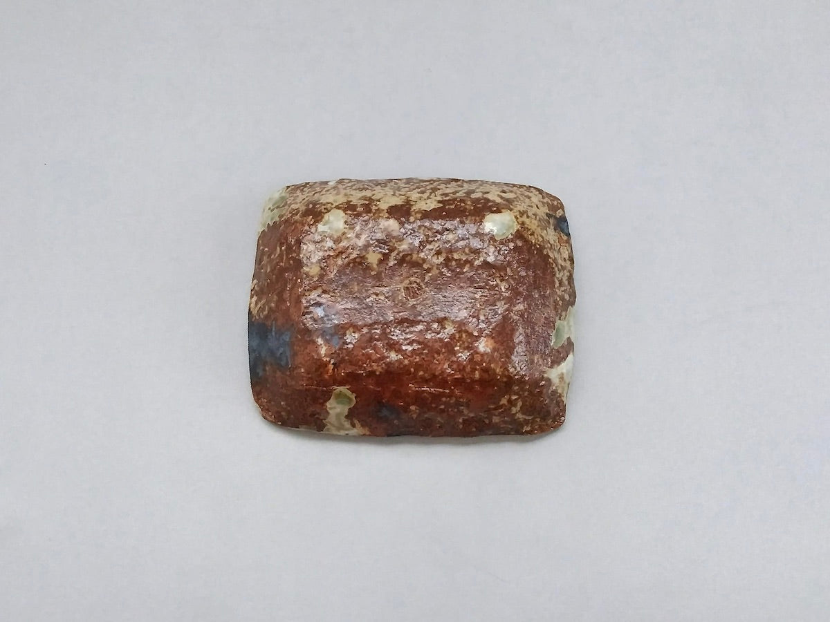 灰掛分角小皿【小栗大幸】